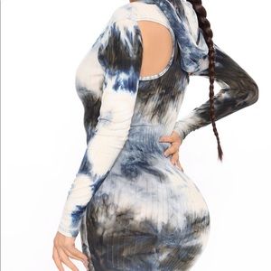 Step Out Tie Dye Mini Dress